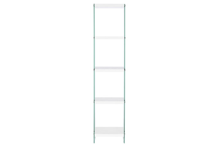Estantería DKD Home Decor Blanco Transparente Cristal Madera MDF 40 x 30 x 180 cm (1)
