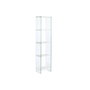 Estantería DKD Home Decor Blanco Transparente Cristal Madera MDF 40 x 30 x 180 cm (1)