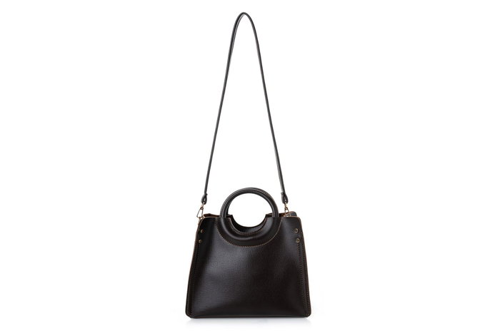 Vince Camuto Bolso Perugia - Brown, Cuero de Polivinilo, Color Marrón