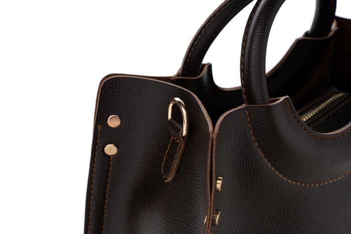 Vince Camuto Bolso Perugia - Brown, Cuero de Polivinilo, Color Marrón