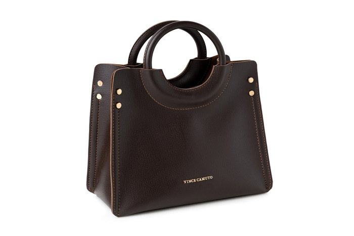 Vince Camuto Bolso Perugia - Brown, Cuero de Polivinilo, Color Marrón