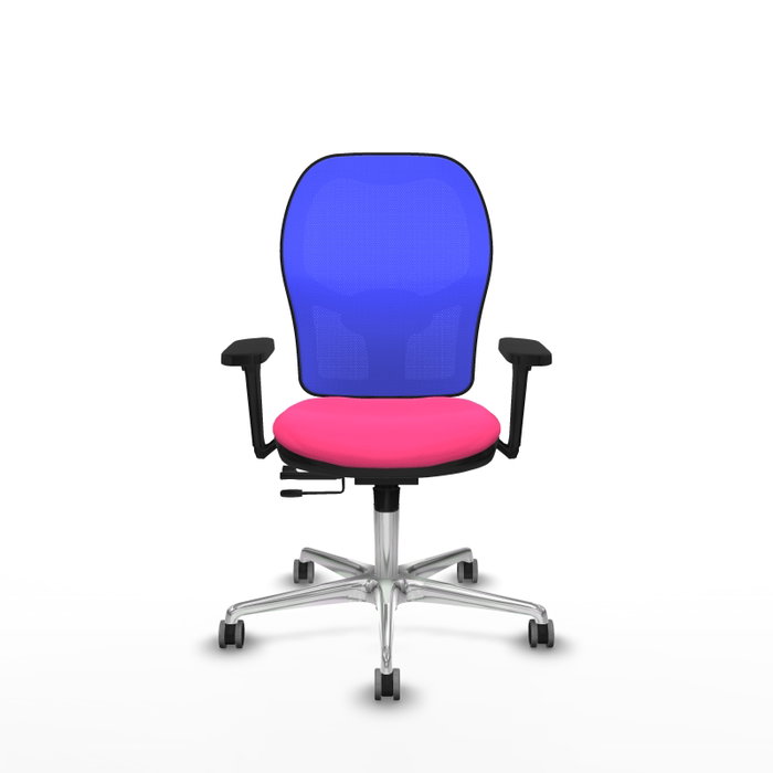 PIQUERAS Y CRESPO Silla de oficina Jorquera con mecanismo Sincro/Traslack, Rosa y Azul PIQUERAS Y CRESPO Silla de oficina Jorquera con mecanismo Sincro/Traslack, Rosa y Azul