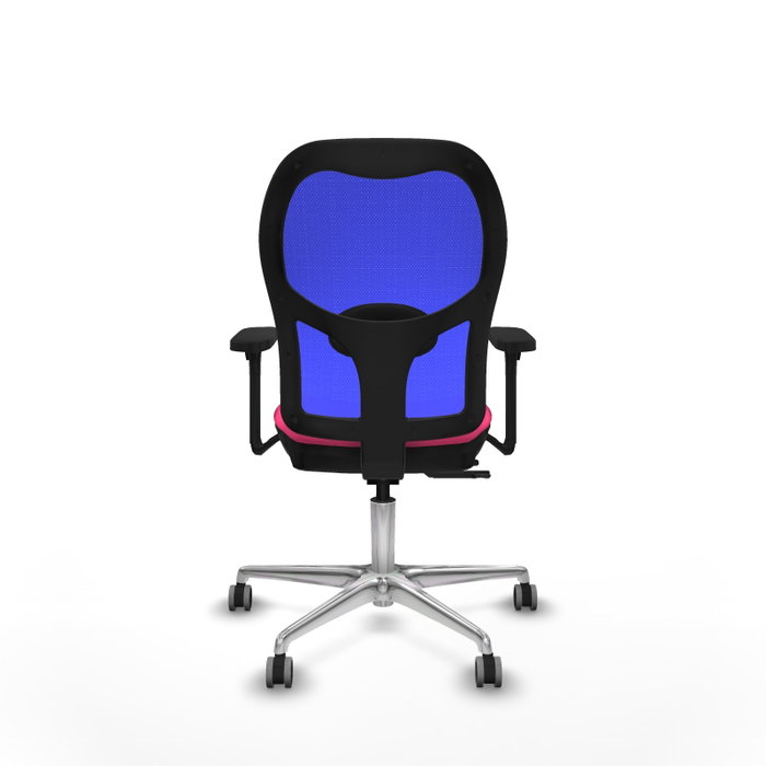 PIQUERAS Y CRESPO Silla de oficina Jorquera con mecanismo Sincro/Traslack, Rosa y Azul PIQUERAS Y CRESPO Silla de oficina Jorquera con mecanismo Sincro/Traslack, Rosa y Azul