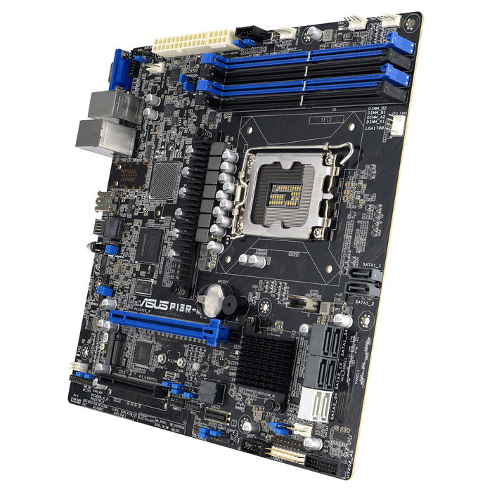 ASUS P13R-M MicroATX Placa Base LGA 1700 DDR5 128GB con 2x1G y ASMB11