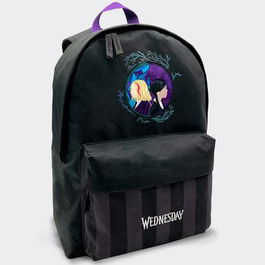Toybags Mochila Americano Wednesday Addams y Enid con Compartimento Portalaptop
