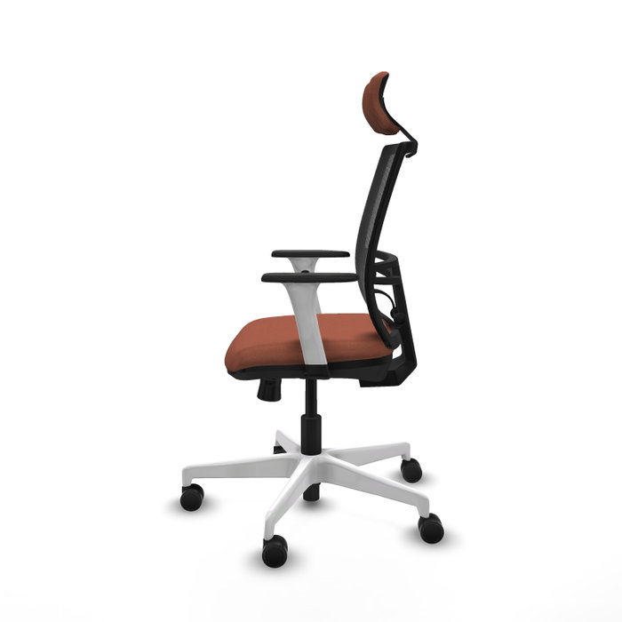 PIQUERAS Y CRESPO Silla de oficina Yunquera con mecanismo Sincro/Traslack, Marrón y Negro PIQUERAS Y CRESPO Silla de oficina Yunquera con mecanismo Sincro/Traslack, Marrón y Negro