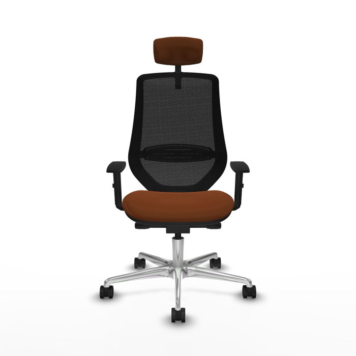 PIQUERAS Y CRESPO Silla de oficina Mardos con mecanismo Sincro/Traslack, Marrón y Negro PIQUERAS Y CRESPO Silla de oficina Mardos con mecanismo Sincro/Traslack, Marrón y Negro