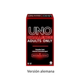 MATTEL UNO CHALLENGE ADULTS ONLY EN ALEMÁN JBF58