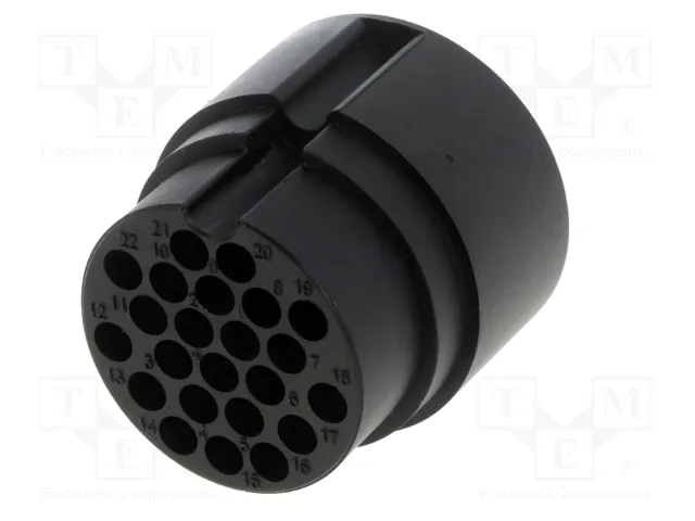 HARTING UIC558 Conector redondo macho de 22 pines