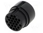 HARTING UIC558 Conector redondo macho de 22 pines