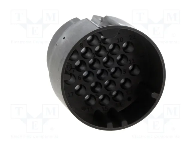 HARTING UIC558 Conector redondo macho de 22 pines