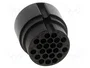 HARTING UIC558 Conector redondo macho de 22 pines