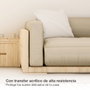 GSC Evolution Rollo de fieltro adhesivo muebles 25mmx1M - Marrón
