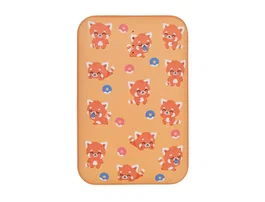 Wondee Batería Externa 10.000 mAh Panda Rojo - Energía Extra con Divertido Diseño