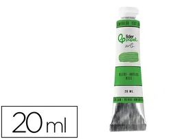 Liderpapel Pintura al Óleo Tubo 20 ml Verde Esmeralda