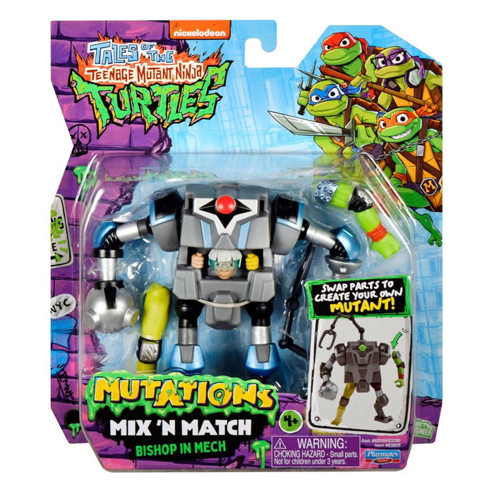 Tales of the Teenage Mutant Ninja Turtles Mix 'n Match Figura Mech Suit 12 cm Tales of the Teenage Mutant Ninja Turtles Mix 'n Match Figura Mech Suit 12 cm