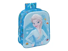 Safta Mochila Guardería 3D Frozen Colección, Diseño de Disney, 270 x 220 x 100 mm