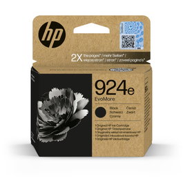 HP Cartucho Tinta Original EvoMore 924e Negra 4K0V0NE