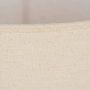 Ixia Pantalla de Tejido Beige para Iluminación 30 x 30 x 22 cm
