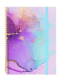Finocam Agenda Anual 2027 Trendy Design Goldy Espiral