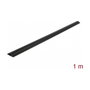 DeLOCK Conducto de cables autoadhesivo 30 x 8 mm - 1 m negro