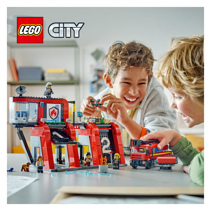 LEGO City Parque de Bomberos con Camión de Bomberos 60414