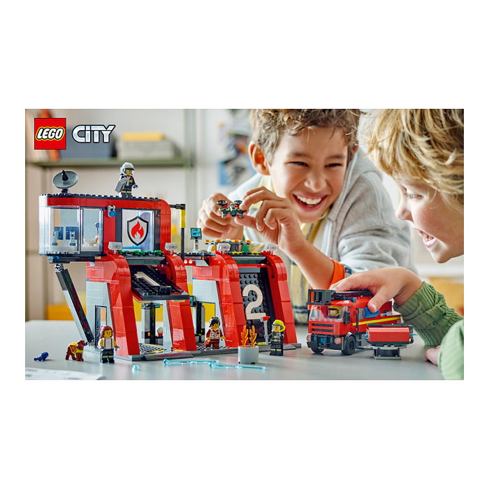 LEGO City Parque de Bomberos con Camión de Bomberos 60414