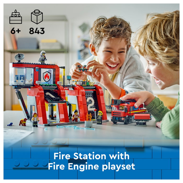 LEGO City Parque de Bomberos con Camión de Bomberos 60414