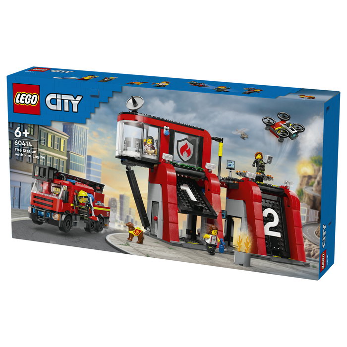LEGO City Parque de Bomberos con Camión de Bomberos 60414