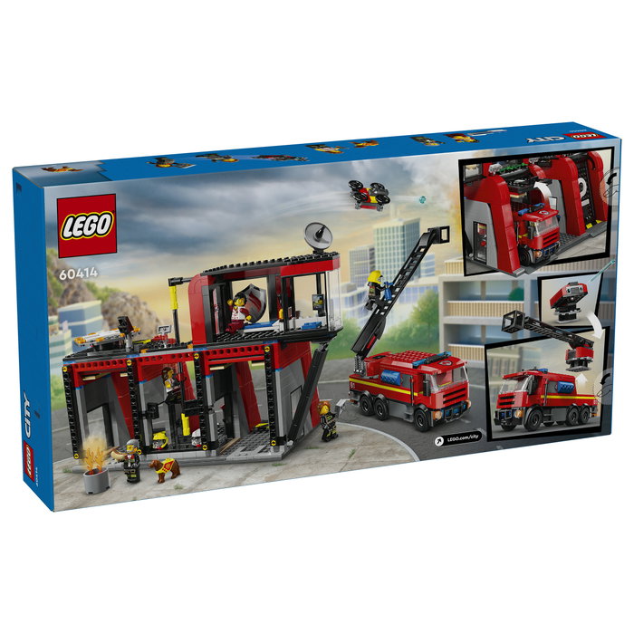 LEGO City Parque de Bomberos con Camión de Bomberos 60414