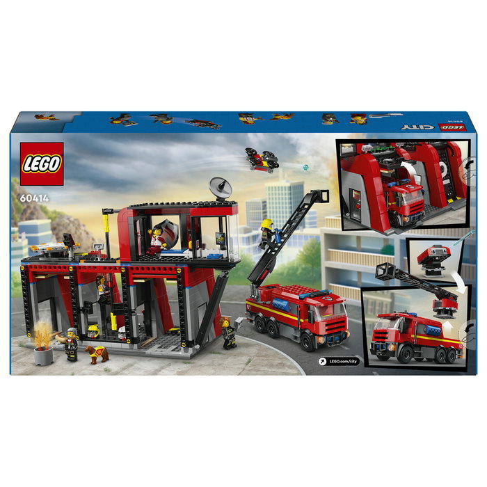 LEGO City Parque de Bomberos con Camión de Bomberos 60414