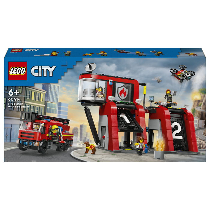LEGO City Parque de Bomberos con Camión de Bomberos 60414