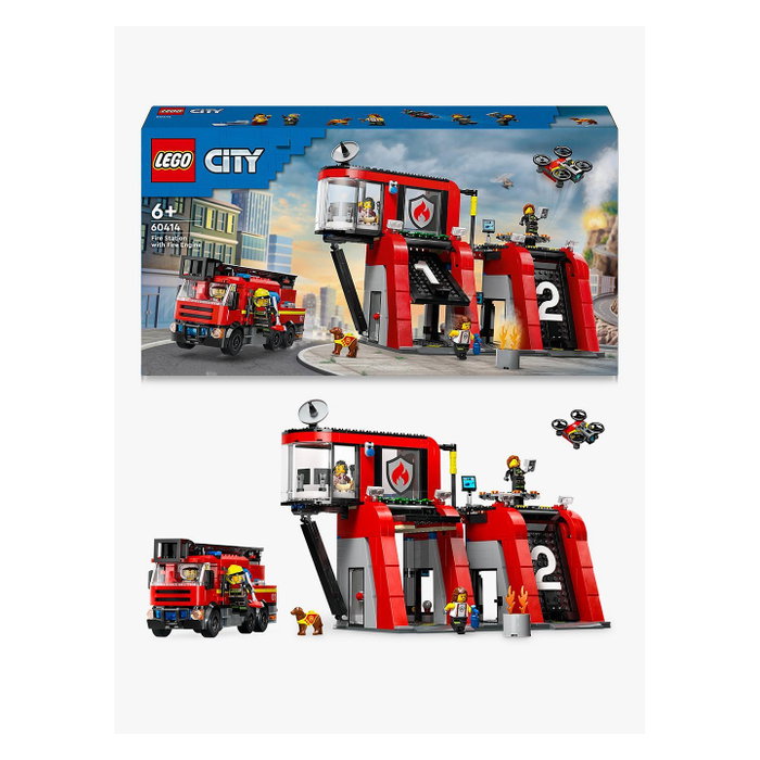LEGO City Parque de Bomberos con Camión de Bomberos 60414