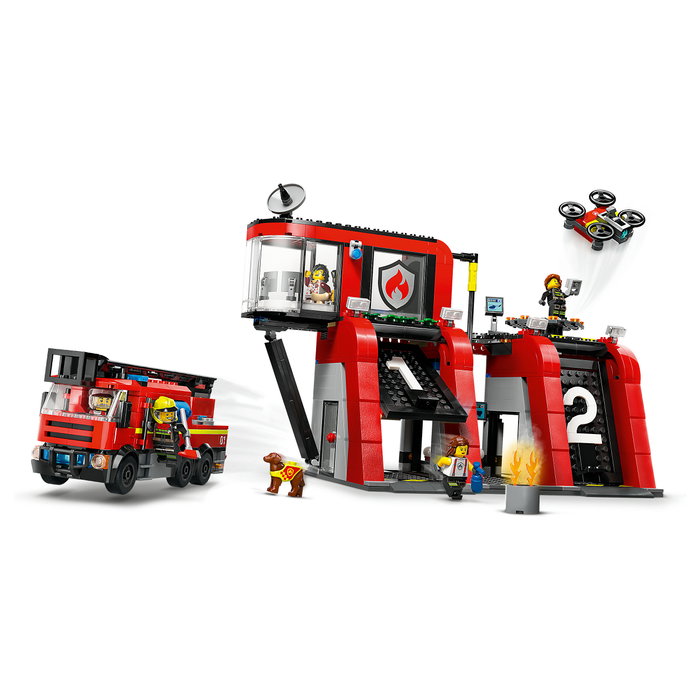 LEGO City Parque de Bomberos con Camión de Bomberos 60414