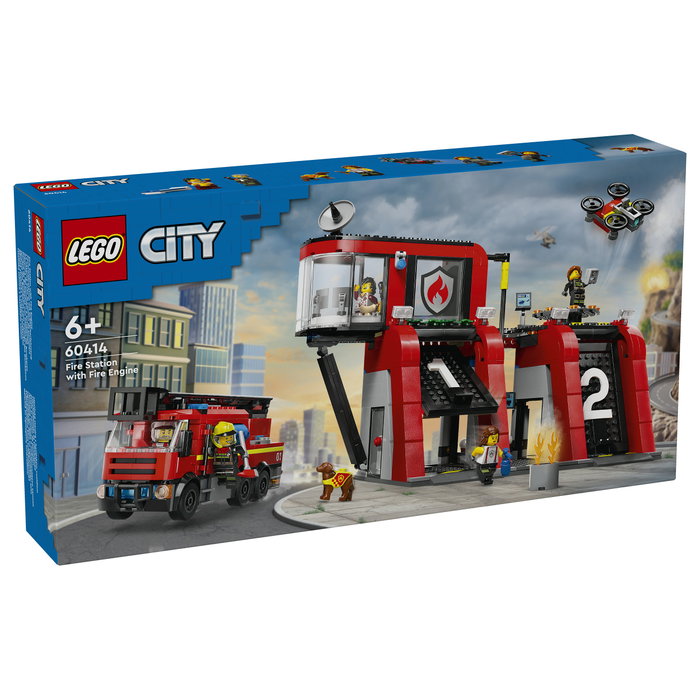 LEGO City Parque de Bomberos con Camión de Bomberos 60414