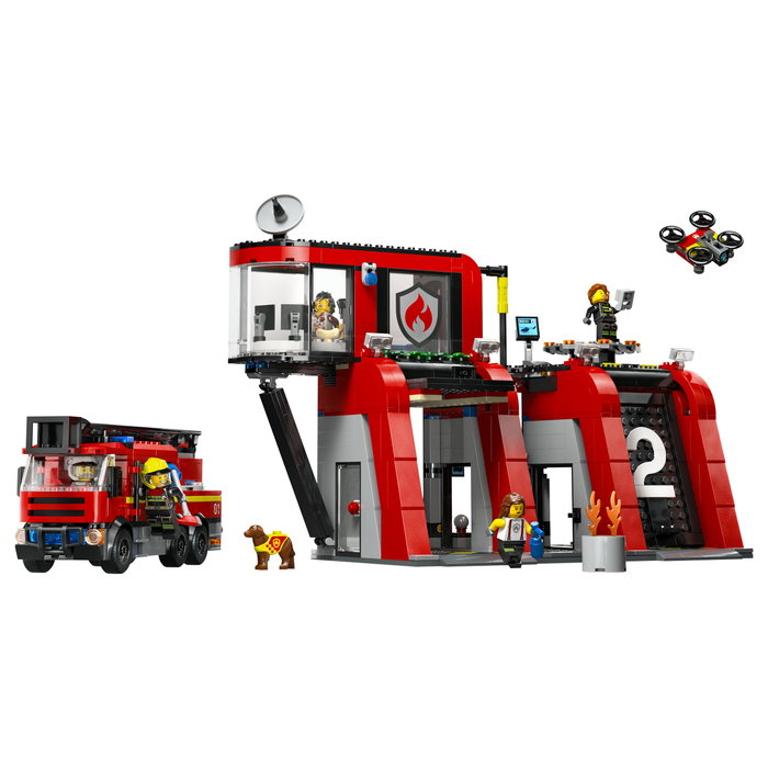 LEGO City Parque de Bomberos con Camión de Bomberos 60414