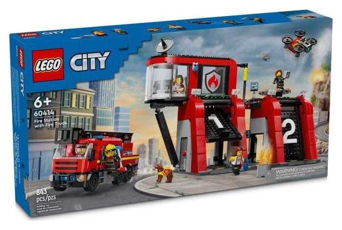 LEGO City Parque de Bomberos con Camión de Bomberos 60414