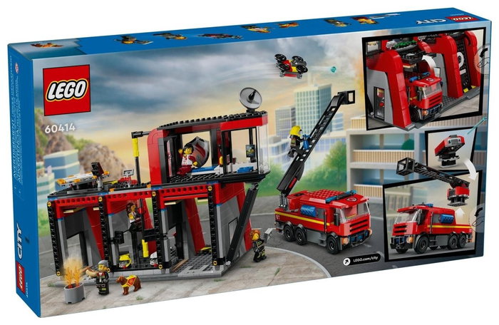 LEGO City Parque de Bomberos con Camión de Bomberos 60414