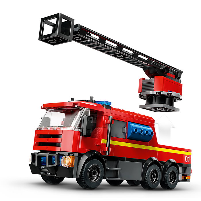 LEGO Parque de Bomberos con Camión Lego City 60414 - Set de Construcción para Niños de +6 Años con Avión de Rescate, Lanzador de Agua y 3 Minifiguras