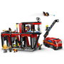 LEGO Parque de Bomberos con Camión Lego City 60414 - Set de Construcción para Niños de +6 Años con Avión de Rescate, Lanzador de Agua y 3 Minifiguras