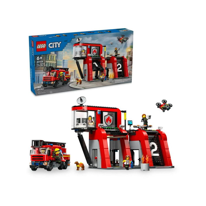 LEGO City Parque de Bomberos con Camión de Bomberos 60414