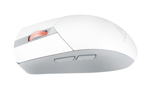 ASUS ROG Strix Impact III Wireless Ratón Gaming Ambidextro RF Wireless + Bluetooth Óptico 36000 DPI Blanco 90MP03D0-BMUA10