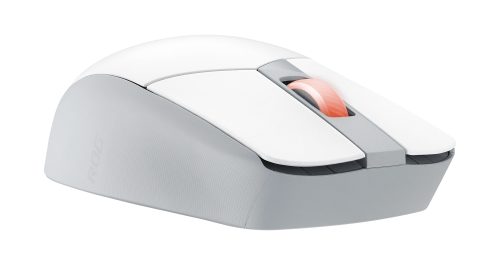 ASUS ROG Strix Impact III Wireless Ratón Gaming Ambidextro RF Wireless + Bluetooth Óptico 36000 DPI Blanco 90MP03D0-BMUA10