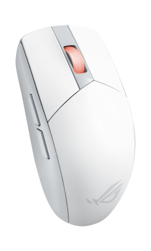 ASUS ROG Strix Impact III Wireless Ratón Gaming Ambidextro RF Wireless + Bluetooth Óptico 36000 DPI Blanco 90MP03D0-BMUA10