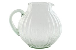 DKD Home Decor Jarra de Cristal Bubbles Garbo Verde 3,25L