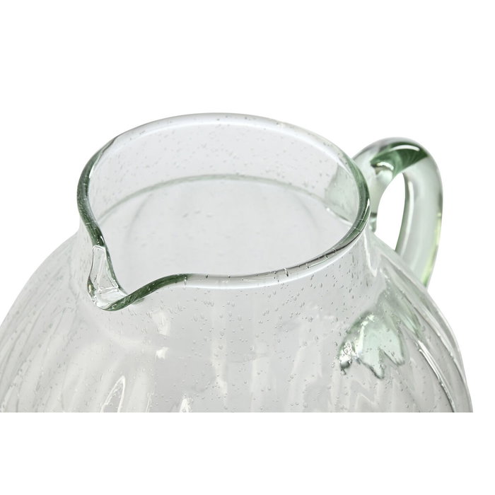 DKD Home Decor Jarra de Cristal Bubbles Garbo Verde 3,25L DKD Home Decor Jarra de Cristal Bubbles Garbo Verde 3,25L
