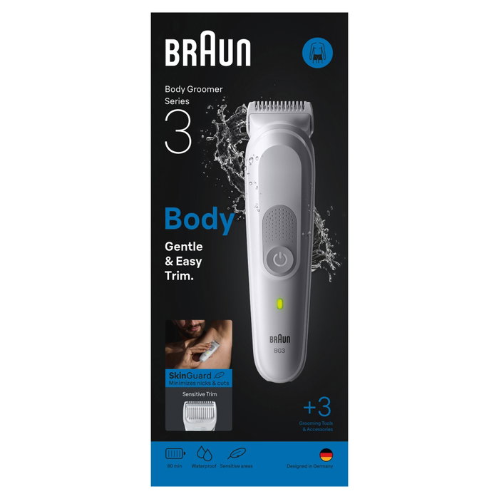 Braun BG 3530 BodyGroomer Gris Braun BG 3530 BodyGroomer Gris
