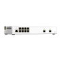 QNAP QSW-M2108-2S Switch L2+ Gestionado 8 Puertos 2.5G Ethernet + 2 SFP+, 80 Gbps, Web, QoS, VLAN, Jumbo Frames, 12V DC