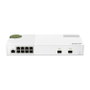 QNAP QSW-M2108-2S Switch L2+ Gestionado 8 Puertos 2.5G Ethernet + 2 SFP+, 80 Gbps, Web, QoS, VLAN, Jumbo Frames, 12V DC