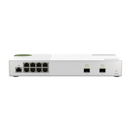 QNAP QSW-M2108-2S Switch L2+ Gestionado 8 Puertos 2.5G Ethernet + 2 SFP+, 80 Gbps, Web, QoS, VLAN, Jumbo Frames, 12V DC
